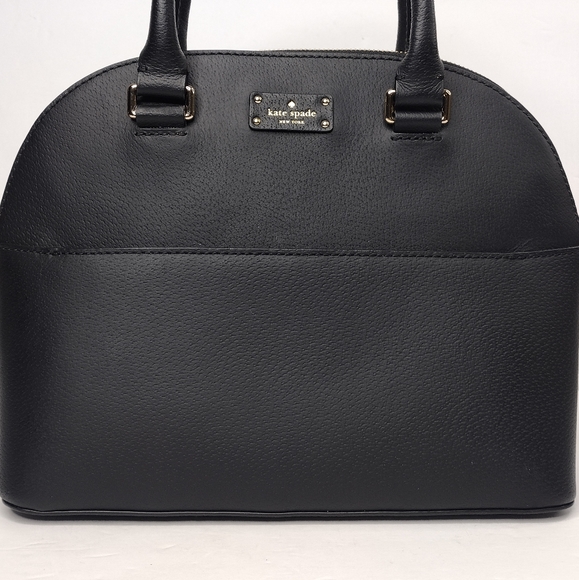 Kate Spade New York Black Leather Satchel Bag - Picture 14 of 15